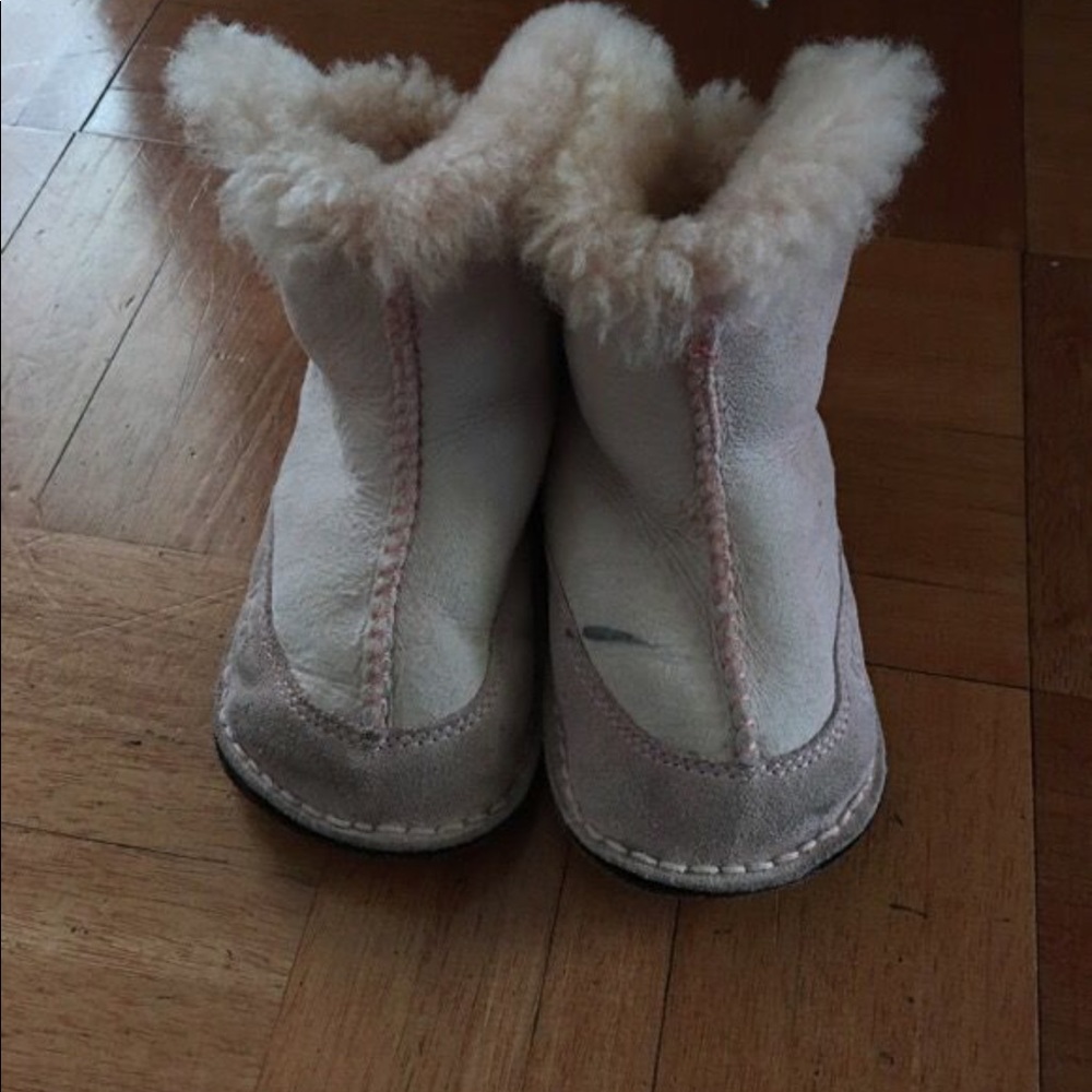Uggs pink booties.